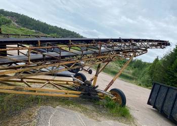 Taśmociąg przenośnik taśmowy mobilny zakrężny podajnik 20m x 650mm