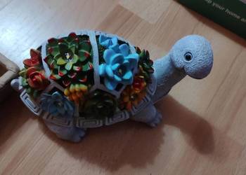 Żółw lądowy solarny figurka led ozdoba do ogrodu