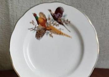 Talerzyk deserowy. Fine Bone China, Made England. Ptaki.  Ze