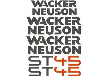 Naklejki oklejenie Wacker Neuson ST45 Zamiennik