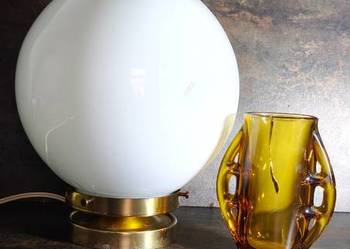 Lampa Art Deco, szkło opalowe, vintage