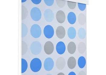 vidaXL Roleta prysznicowa 120 x 240 cm, wzór w koła(sku142855)