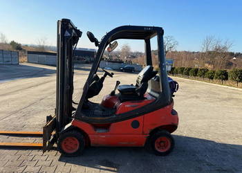 wózek widłowy LINDE H16T-02 1600kg Triplex 4.60m silnik VW LPG przesuw