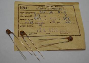 Kondensator 8,2pF 250V KCP CERAD