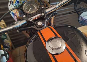 korek baku, wlewu paliwa, klik klak - Harley-Davidson