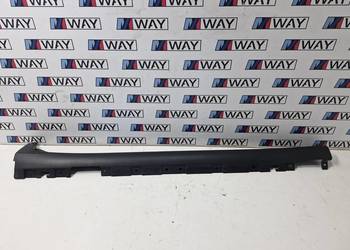 7210080 BMW F25 F26 LISTWA NAKŁADKA PROGOWA PRAWA ORYGINAŁ CZARNA