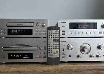 Wieża Teac Wzmacniacz H500I Tuner T-H500  CD PD-H570 Deck R-H500