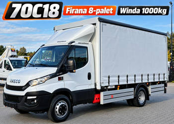 Iveco Daily 70C18 V H Firana Winda 1000kg 8-Palet 50c18 35C18