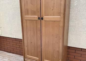 Szafa 2 drzwiowa drewniana Ikea Leksvik bieliźniarka