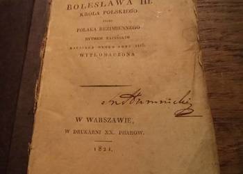 Hitorya Bolesława lll 1821