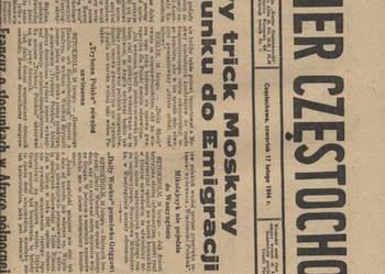 Kurier Częstochowski R.VI (1944) Nr.40