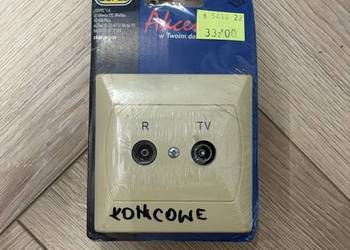 Gniazdo RTV końcowe marki OSPEL