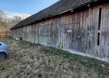 Stodoła drewniana deski bale 100 lat