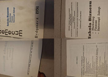 Szkoła Biznesu 1991 – rzadkie materiały TNOiK