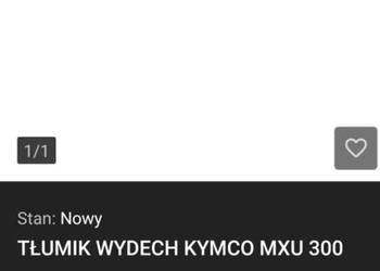 Tłumik Kymco Mxu 300 r,Maxxer,Kxr