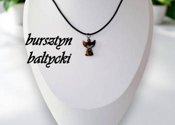 Zawieszka wisiorek z bursztynu, bursztyn bałtycki aniołek #964