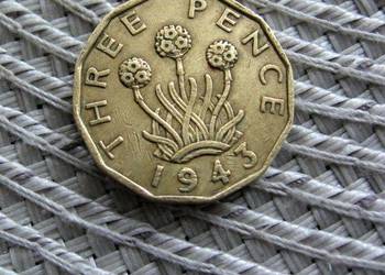 Wielka Brytania 3 Pensy 1943r