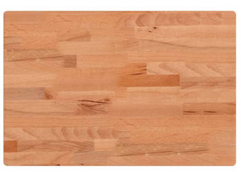 Blat do stołu 60x40x4 cm prostokątny lite drewno bukowe WM-3188899