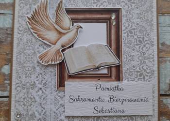 Kartka na Bierzmowanie personalizowana