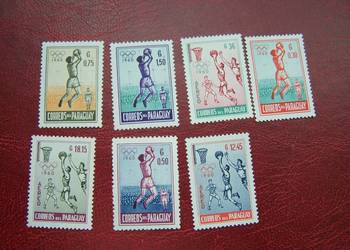 Paragwaj 1960 MNH Mi. 834/40 Sport Olimpiada  Rzym 60