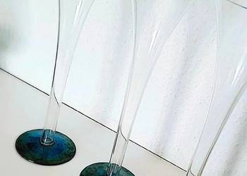 Kieliszki do szampana , wysokość - 25,5 cm , trzy sztuki w jednej cenie