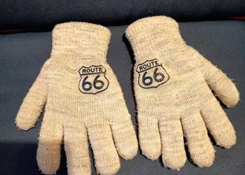 Rękawiczki Dziecięce Szare Przejściowe Zimowe Ciepłe Na Jesień Route 66