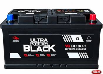AKUMULATOR ULTRA POWER BLACK BL100-1 12V 100Ah 850A (EN)