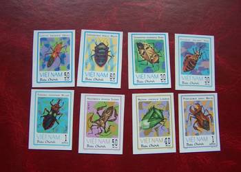 Wietnam 1982 MNH cięte Mi. 1204/11 Fauna Owady  a