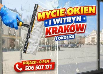 MYCIE OKIEN KRAKÓW - MYCIE WITRYN PRZESZKLEŃ W KRAKOWIE - tel: 506 507 171