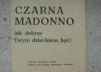 Czarna Madonno Czarna Madonno
