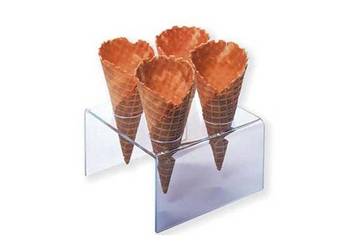 Stojak, podajnik na wafle do lodów – 4 otwory – ICE KALINKA
