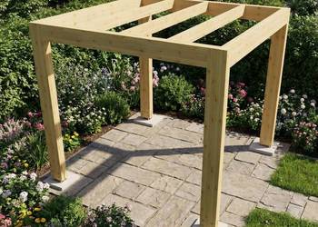 Pergola altana rzymska Eko 300x300cm wolnostojąca masywna