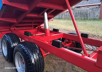 Przyczepa rolnicza po generalnym remoncie tandem zarejestrowana