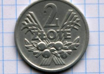 2 ZLOTE 1974 ROK - POLSKA