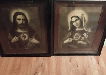 Stare święte obrazy oleodruk