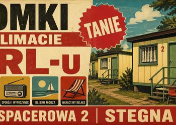 Wolny domek ,domki w klimacie PRL-u w Stegnie