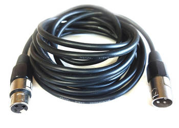 Kabel mikrofonowy symetryczny XLR-F / XLR-M (CANON) 2m