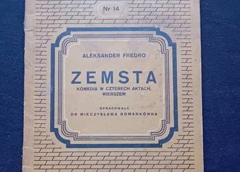 Aleksander Fredro. Zemsta. Wyd. M.Kot - Kraków, 1949 r.