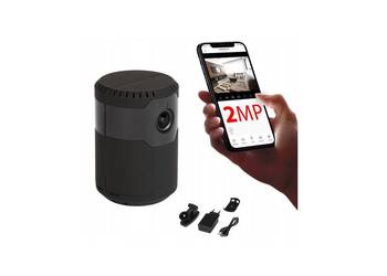 Mini Kamera Szpiegowska IP WIFI Monitoring 2MPX Obrotowa FHD