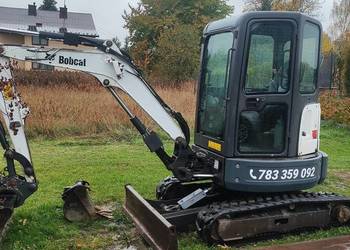 usługi koparką, minikoparka bobcat 2,7t