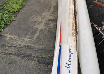 Dwie deski surfingowe Mirage 380x65 na katamaran