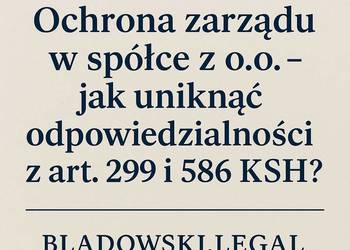 Skup Spółek art. 299 K.s.h. – Kancelaria Bladowski.Legal