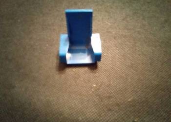 Krzesło niebieskie lego technic. Vintage