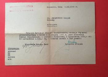 ( 1664 ) Pismo O Przeszeregowaniu, Józefowicz