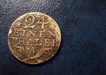 Stare monety 1 /24 talara 1783 kwiat Niemcy srebro