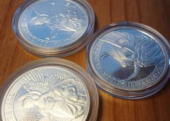 The Queen’s Virtues Cnoty Królowej Moneta srebrna 1 oz uncja Ag 999