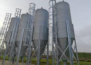 SILOS 12.81 tony -  paszowy  - na ziarno NOWY gwarancja gruba blacha falist