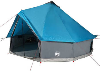 Namiot rodzinny tipi 8-os. niebieski wodoszczelny WM-94589