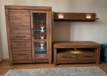 Meblościanka BRW Gent + LED | dąb stirling | stan bdb