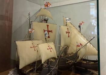 Modele 3 statków K. Kolumba, Santa Maria, Nina, Pinta, ręcznie składane